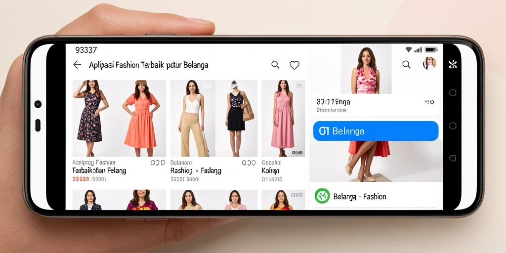 Tampilan antarmuka aplikasi 93337 yang modern dan stylish.