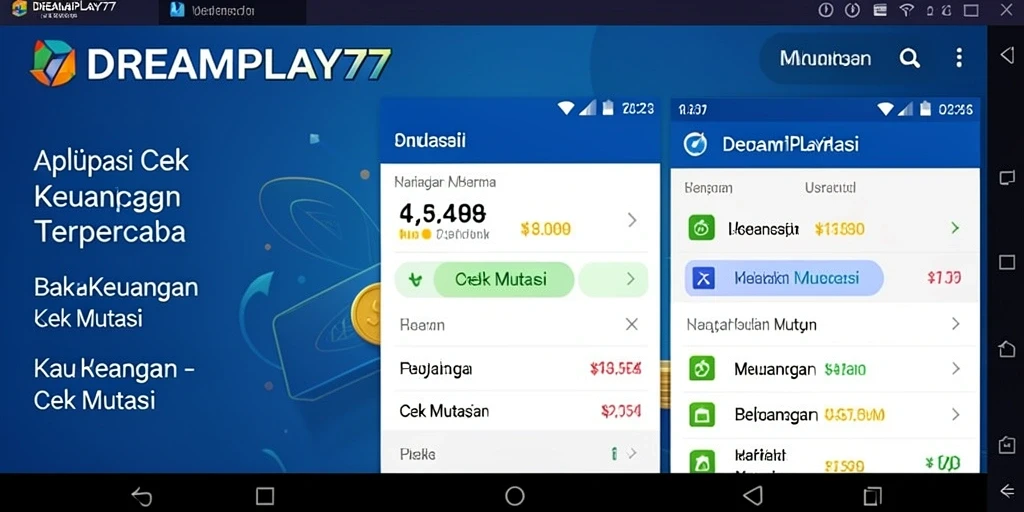 Tampilan antarmuka utama DREAMPLAY77 dengan fitur cek mutasi yang mudah digunakan.