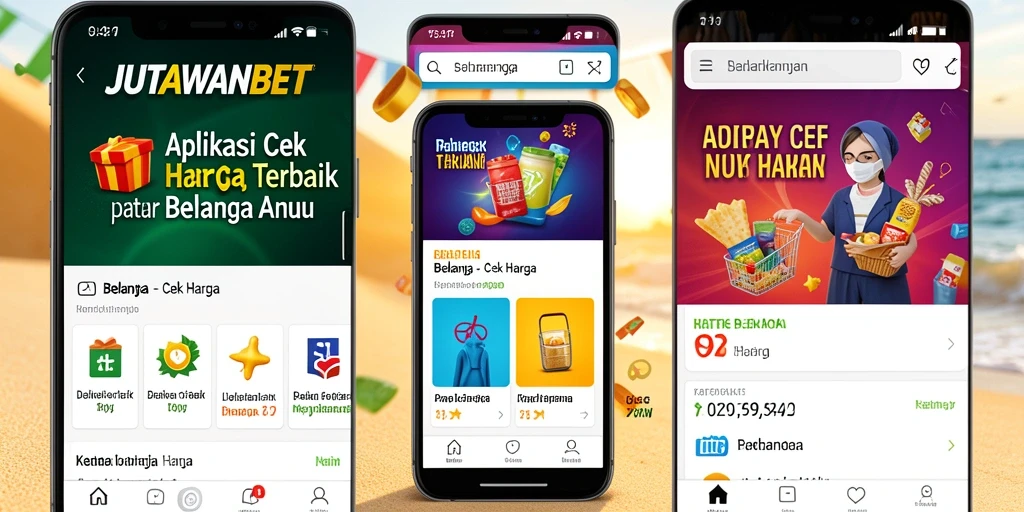 Tampilan antarmuka utama JUTAWANBET menunjukkan fitur Cek Harga yang lengkap.