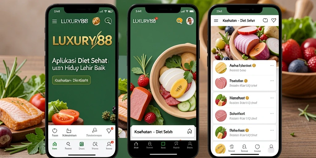 Antarmuka LUXURY88 yang menawan dan fungsional untuk Diet Sehat.