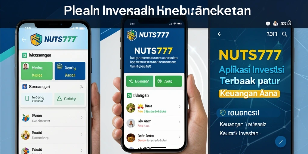 Tampilan antarmuka NUTS777 yang simpel dan informatif untuk investasi.
