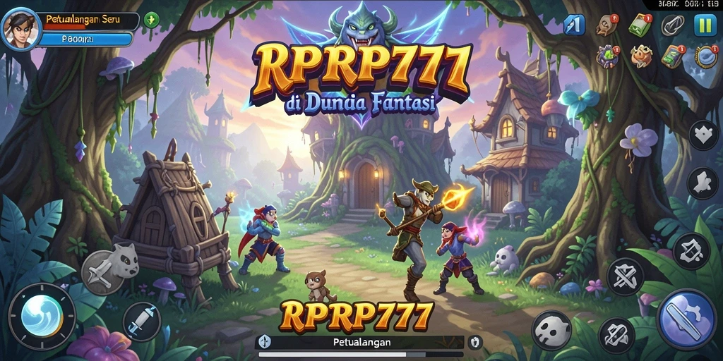 Antarmuka permainan RPRP777 yang menakjubkan dan penuh warna.