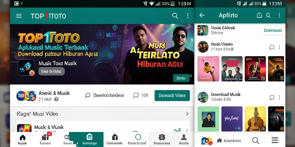 Tampilan antarmuka TOP1TOTO untuk mengunduh musik dengan mudah.